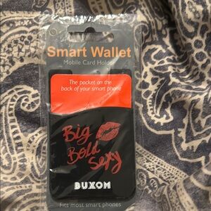 BUXOM Smart Wallet Mobile Card Holder - Black